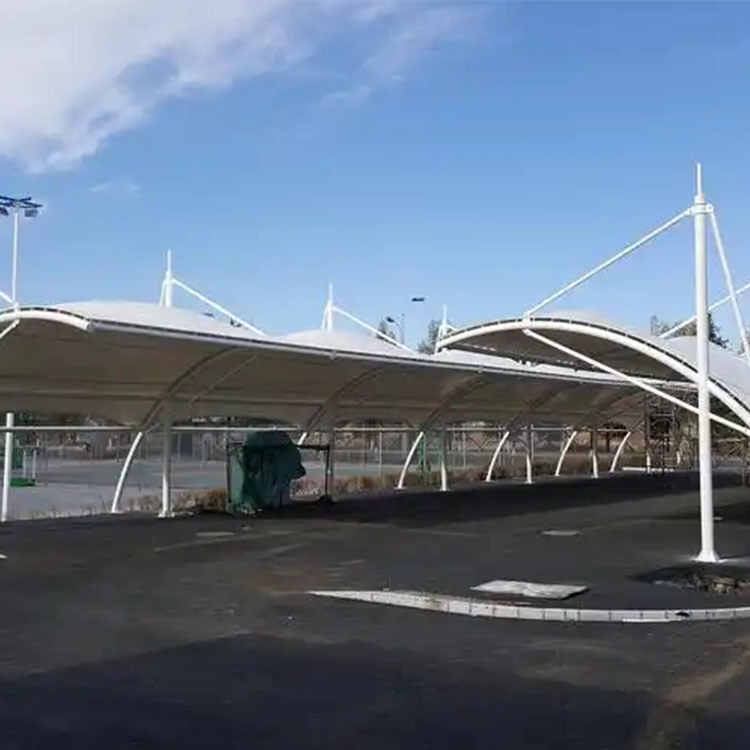 巴彦卓尔膜结构电动车棚