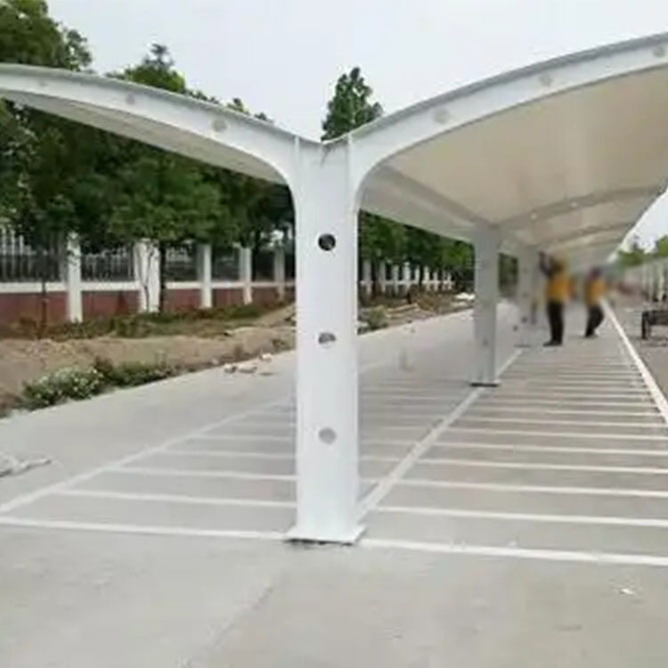 巴彦卓尔膜结构电动车棚