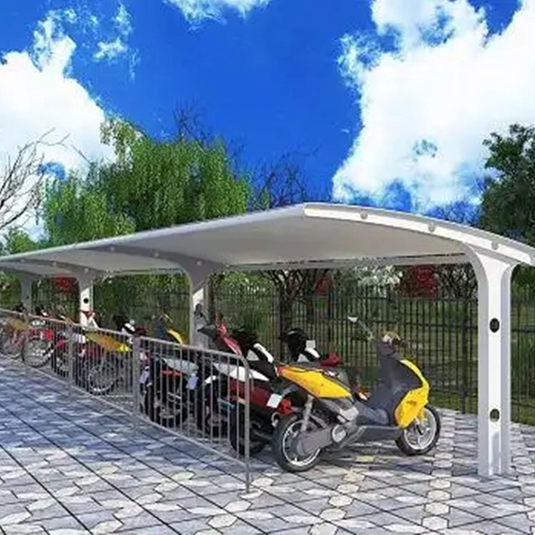 巴彦卓尔膜结构电动车棚